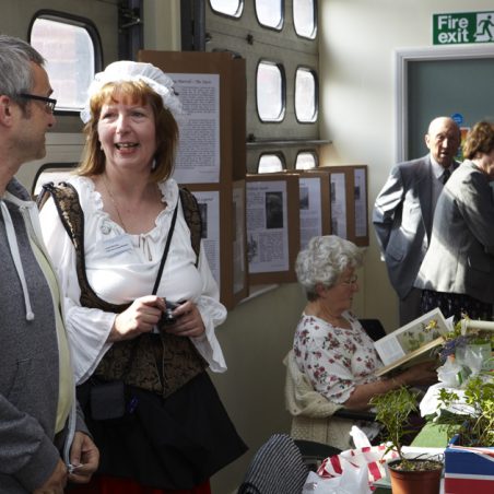 Author Ian Yearsley, Lynda Manning and centre, Rosemary Cunningham of the Friends of Hadleigh Castle Country Park Author Ian Yearsley, Lynda Manning and centre, Rosemary Cunningham of the Friends of Hadleigh Castle Country Park | Tessa Hallmann
