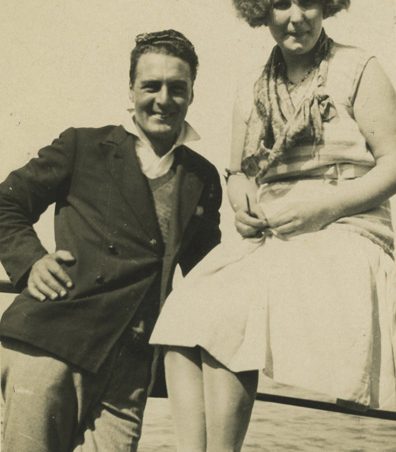 Herbert John Chalk (Jim) and wife Eileen (early 1930s). Herbert John Chalk (Jim) and wife Eileen (early 1930s). | Gill and Colin Blackall