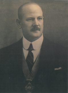 A.R.Adams during his time as Chairman of the Benfleet UDC