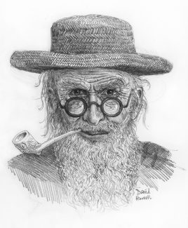 Imagined sketch of Cunning Murrell Imagined sketch of Cunning Murrell | David Hurrell, 2011
