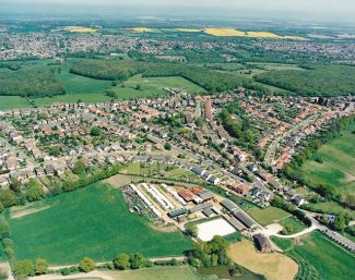 A Modern Aerial View of 