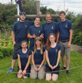 From Switzerland the 'More Than Gold' team at Hadleigh Farm | Brian Nichols