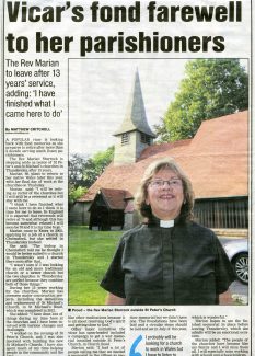 St Peter's and St Michael's, Thundersley, lose their Rector