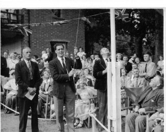 The Opening of the Hadleigh & Thundersley Cricket Pavilion in John Burrows in 1953 | From the Ron Curtis article, 