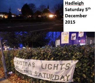 The 2015 Hadleigh Christmas Lights