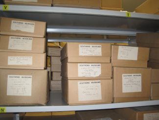 Finds stored in boxes Finds stored in boxes | Lynda Manning