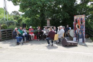 One of the brass groups entertaining during the day. | Graham Cook