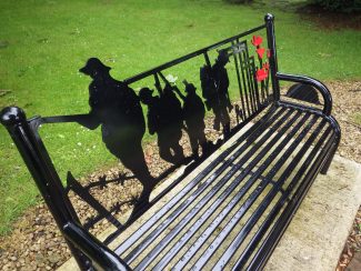 The Bench at the Hadleigh War Memorial | Terry Barclay