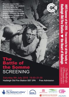 The Battle of the Somme Film 100th Anniversary Showing in Hadleigh