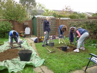 At a previous test pit At a previous test pit | Cambridge Archaeology