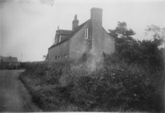 Hadleigh Workhouse in Chapel Lane | From the Bob Delderfield Collection - Photo Improved by David Hurrell (The photo is undated, but shows the east side of Chapel Lane (formerly Workhouse Lane) unmade and without a footpath).