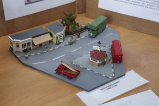 A model of Hadleigh Corner c.1950 kindly loaned by Peter Hammerton Hadleigh Corner, c.1950 | Tessa Hallmann