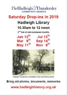 Community Archive drop-ins for 2019