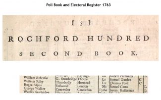 Picture G  1763 Poll for Rochford Hundred