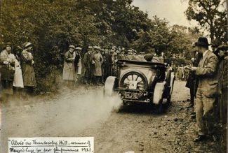 Captain Keddie's Alvis, winner of the Mayor's Cup 1921