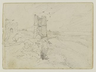 Copy of 2013GC0441 Hadleigh Castle, near Southend Sketch by Constable 1814 | V&A