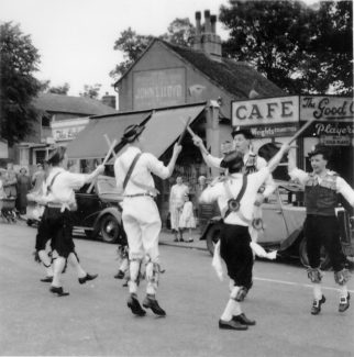South Benfleet Hoymen in Hadleigh High Street 1954 Dancing in the High Street | Mrs. Maureen Packham