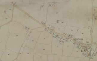 The 1847 Tithe Map showing holding 121