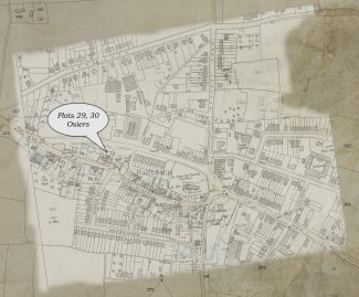 Map overlay showing plots 29 and 30 | Bob Delderfield