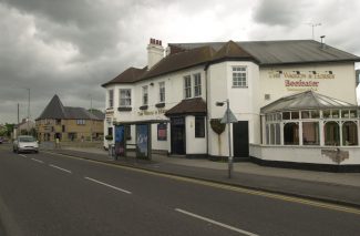 How the Waggon and Horses Pub looked