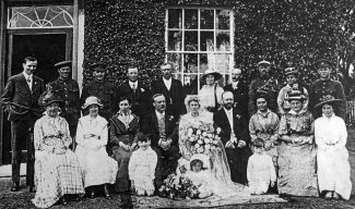 Wedding picture at Leigh Heath Farm House | Vivienne Salmon