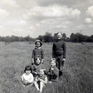 Group of Children on The Common c 1964 | Alison Lindoe