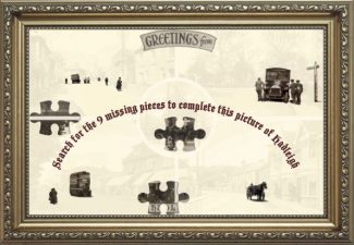 Find the nine puzzle pieces to complete the picture of Hadleigh Visual clues and cues | H&TCA