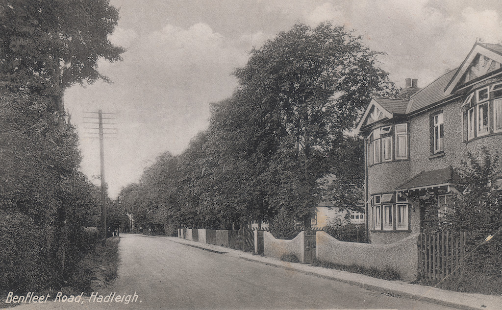 Benfleet Road, Hadleigh Roads and their names Hadleigh