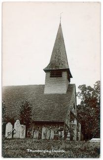 Thundersley Church,  an evocative postcard