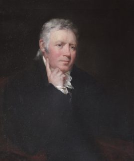 Portrait of William Fordyce Mavor painted by James Saxon circa 1820 | Public Domain