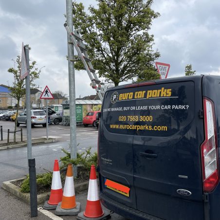 Reg obscured of ECP van ECP van, registration obscured | G Cook