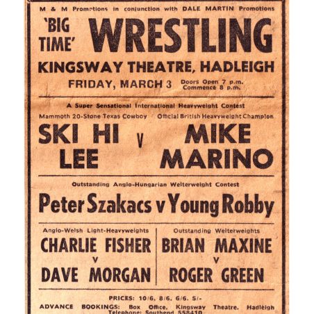 Kingsway Theatre 3rd March 1967 | M Brown
