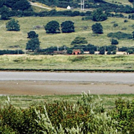 SA Railway Bridge across Hadleigh Ray Symbolic bridge in Hadleigh Park from across Hadleigh Ray | CPBC