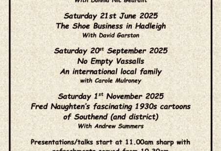 Initial 2025 Hadleigh Heritage Programme