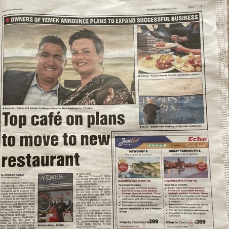 ECHO_YEMEK A feature in the ECHO newspaper .