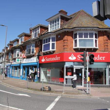 Santander_May2019 Santander in 2019 for a while operated on two sites in the Parade. | Graham Cook