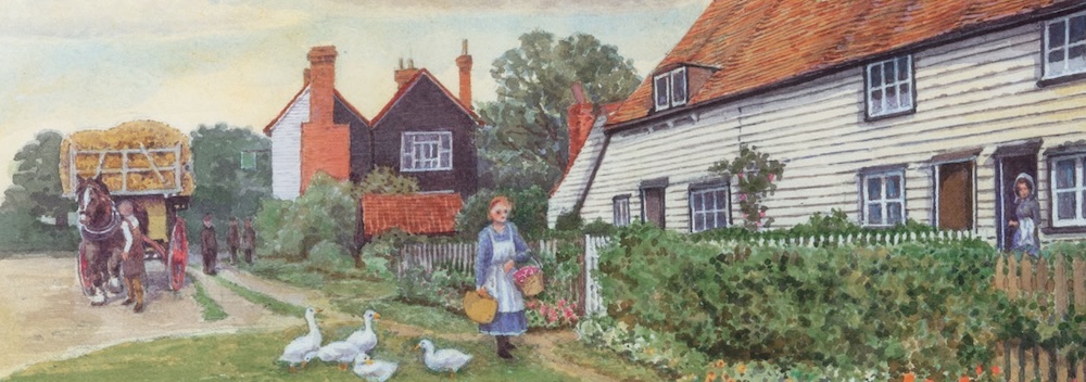 White Hart and Cottages