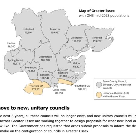 These councils will be reorganised Castle Point, what it means to you