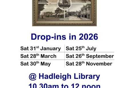 Drop-ins at Hadleigh Library  for all of 2026