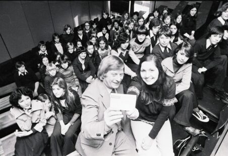 1977 Deanes School Charity Donation Photo